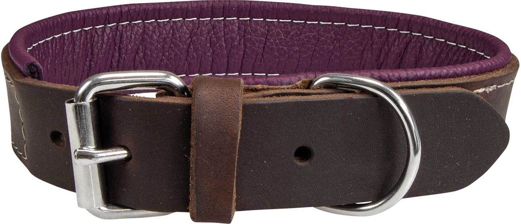 Schecker Moorfeuer Halsband Halsumfang ca. 24 - 32 cm hochwertig handgefertigt Germany