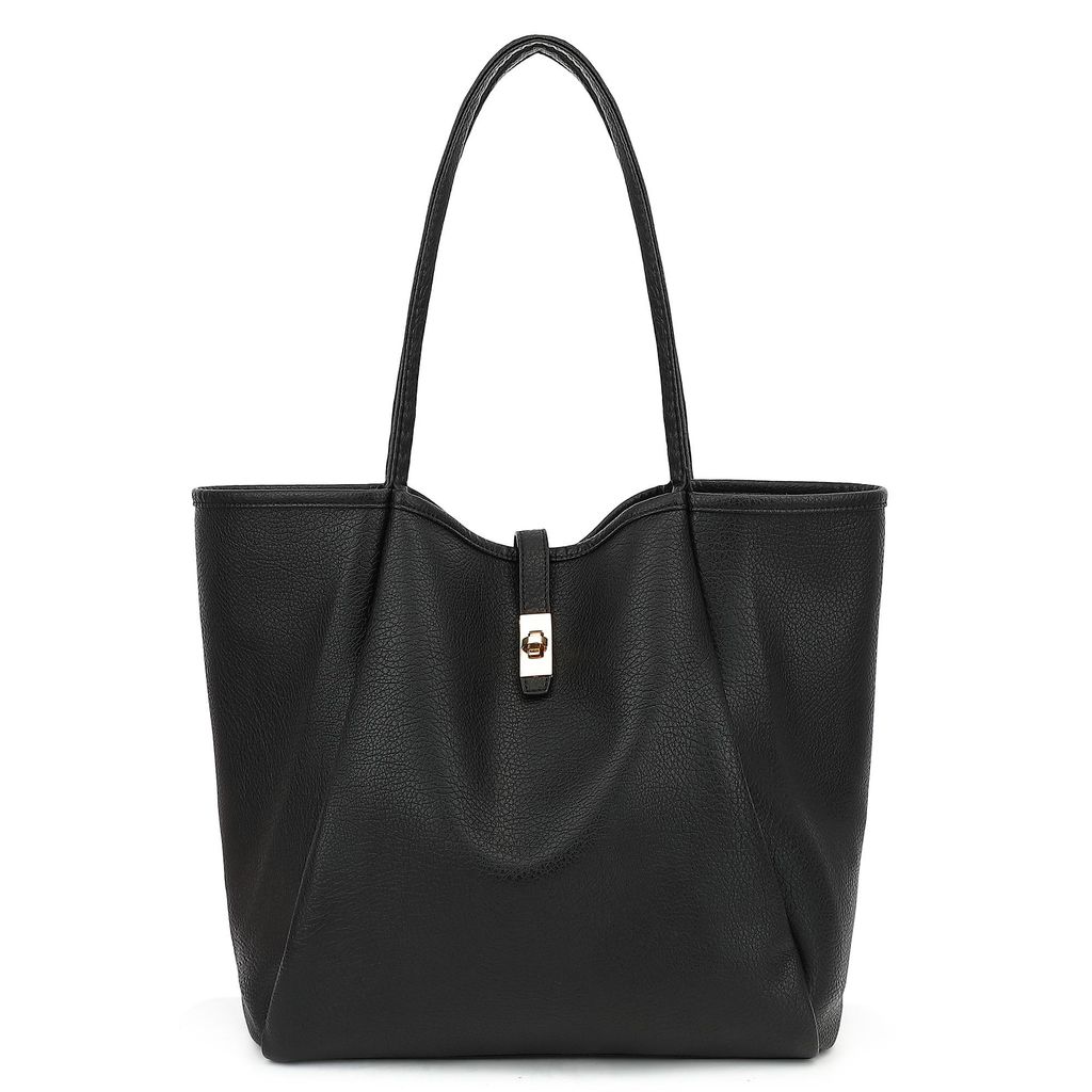 MoFut Handtaschen, Damen Shopper klassisch elegante Handtasche, Schultertaschen Schwarz, Groß Damen Handtasche, Geschenke für Frauen