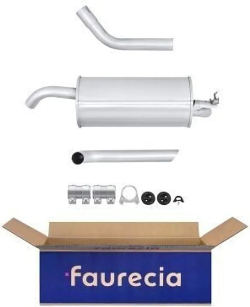 Pot d'échappement arrière pour 33 (907) compatible HELLA 8LD 366 026