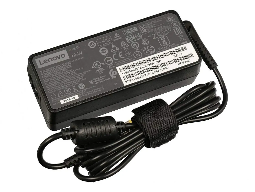 Chargeur ThinkPad Lenovo 65W idéal pour le télétravail et bureau - 7