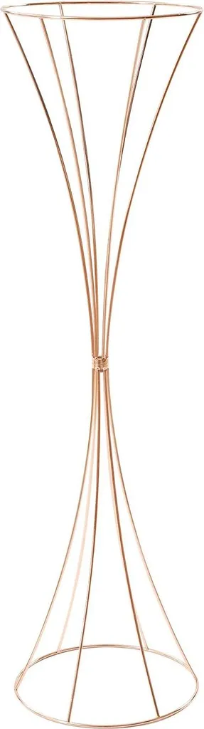 Supports à Fleurs Trompettes Hauteur 80 cm en Métal pour Déco de Table