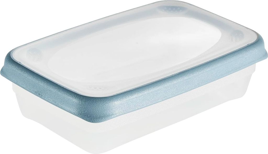 keeeper Frischhaltedose "franco" 0,4 Liter eckig blau