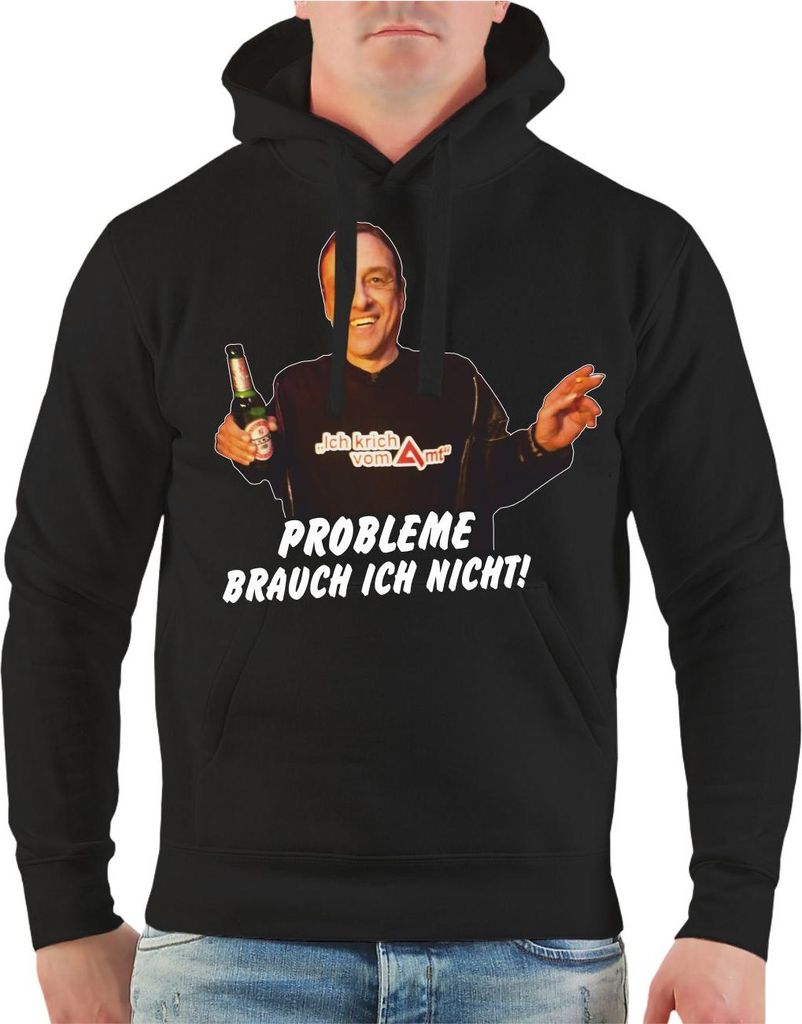 Herren Kapuzenpullover Probleme brauch ich nicht