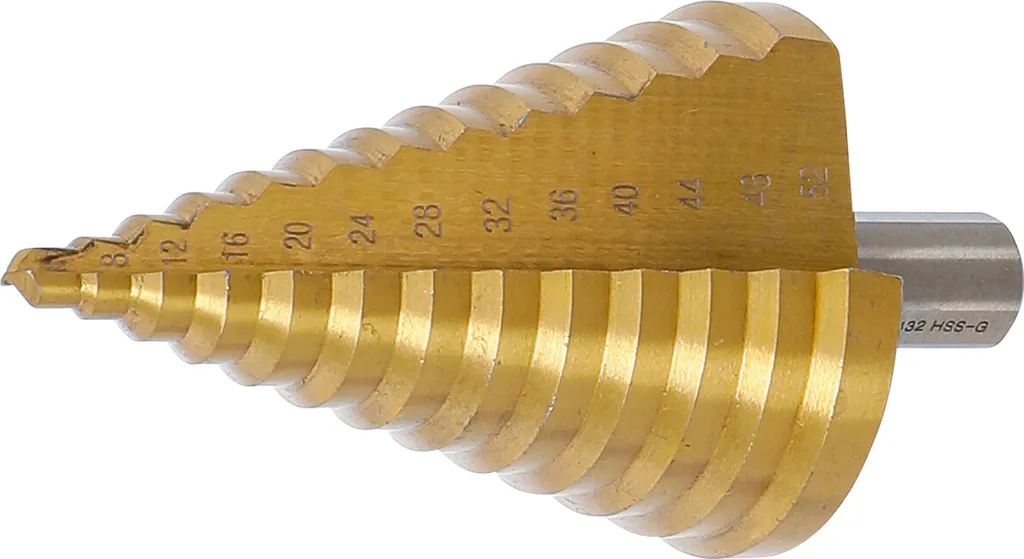 Fresa a Gradini 6-52mm per Metallo | Punte Trapano Titanio HSS