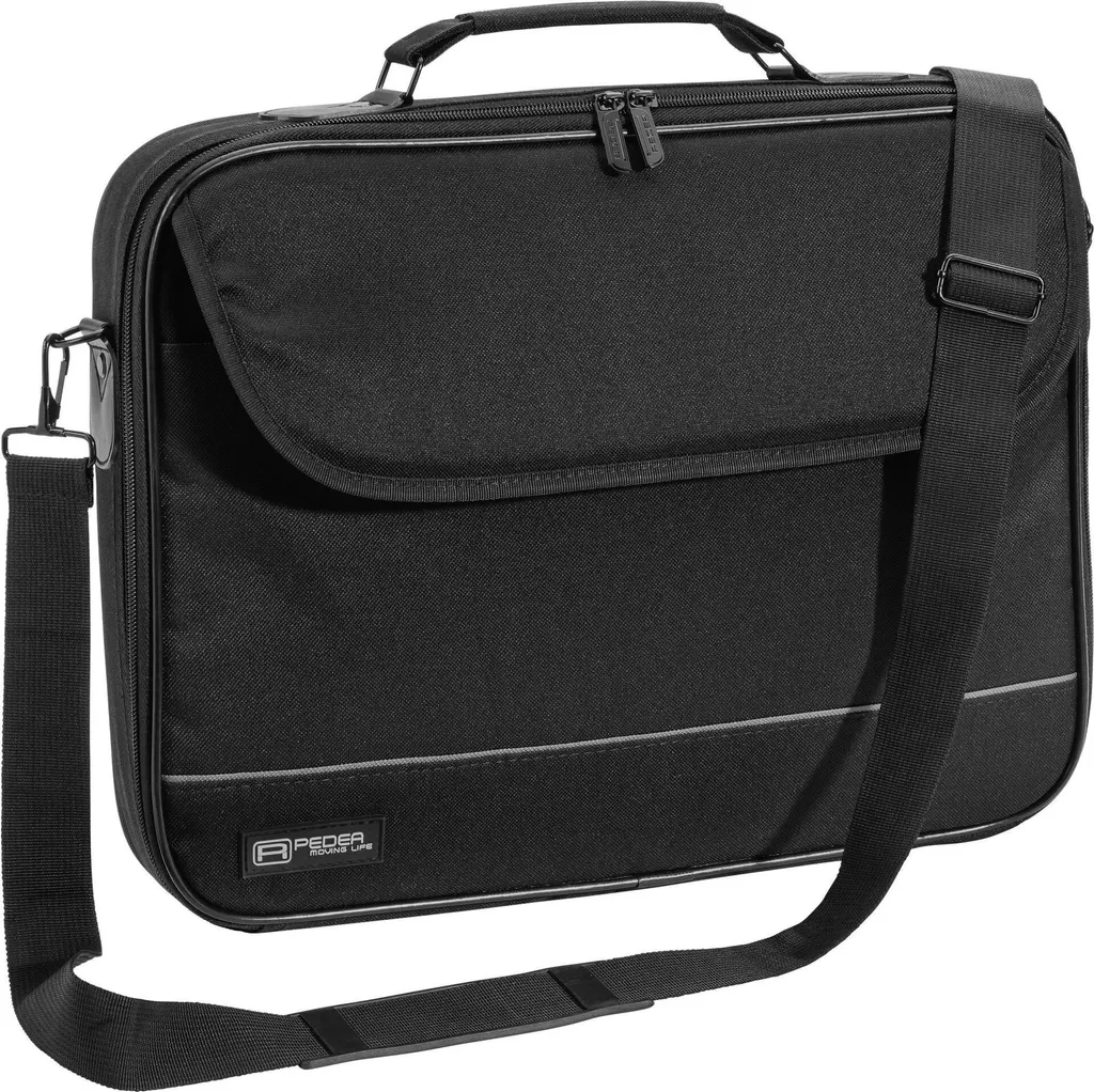 PEDEA Fair 14.1 pollici - Borsa PC Portatile Slim & Shockproof Nero
