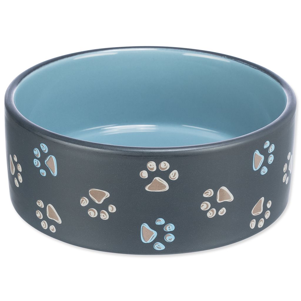 Trixie miska ceramiczna Jimmy czarna/niebieska 0,75 l / ø Zdjęcie produktu 