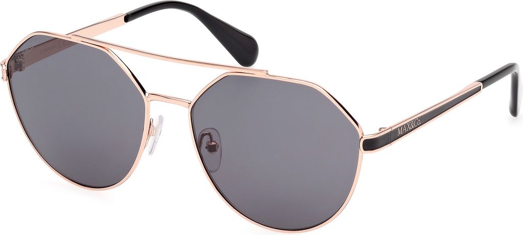 Max &Co MO0119 33A shiny pink gold 58/16/140 Damen Sonnenbrillen