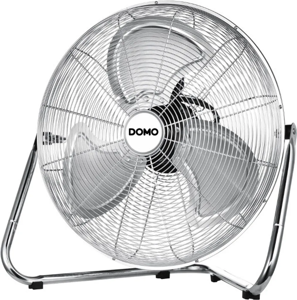 Ventilateur de sol compact DOMO pour salon et bureau - Tout métal 30cm