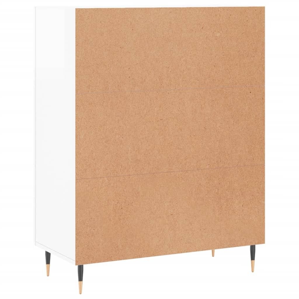 Kredens biały wysoki połysk 69,5x34x90 cm materiał Zdjęcie produktu 9