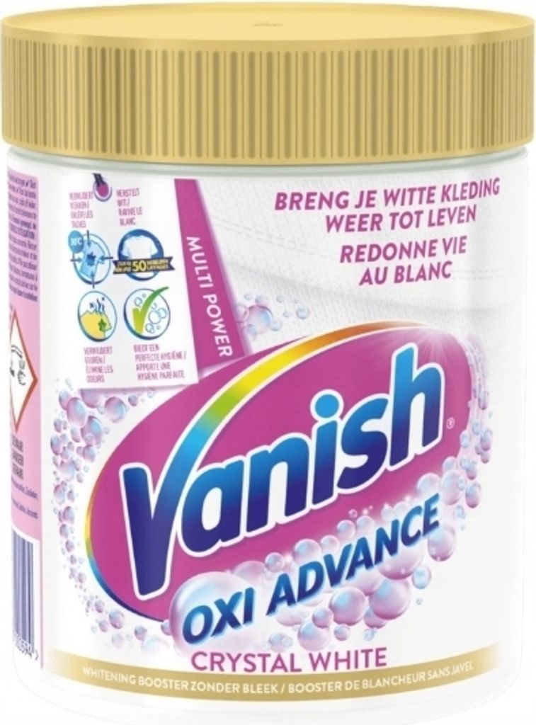Vanish, Oxi Action Advance, Fleckenentfernungspulver, weiß, 470g