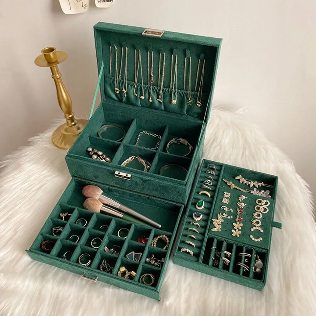 Mallette à bijoux pour le voyage et le rangement de table de nuit - 9