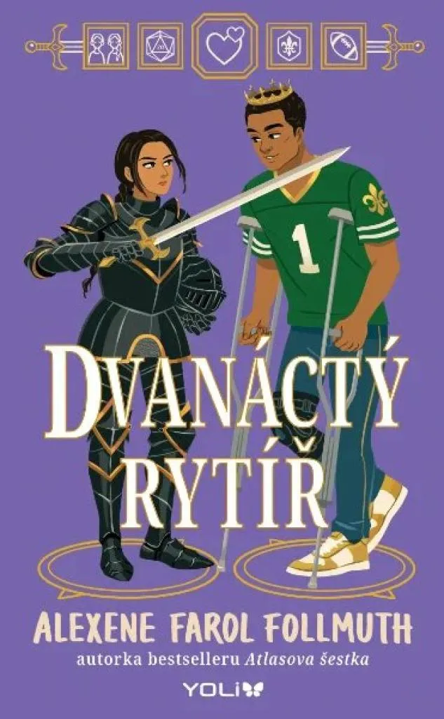 Dvanáctý rytíř - Roman Olivie Blake avec Finition Dorée et Grand Format