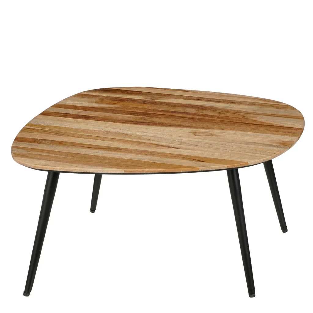 Mica Decorations Jailey Table d'appoint en bois marron - Set de 3 pièces - 6