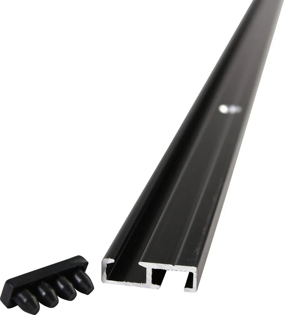 Binario Alluminio Nero Minimal 210cm - Top Qualità Prezzo Online - 10