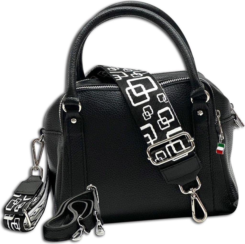 Florence Leder Tasche Umhängetasche Citytasche schwarz OTF822S