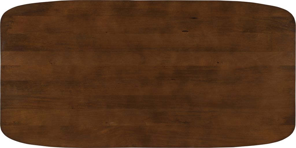 SIT Möbel Tischplatte 220 x 100 cm | Plattenstärke 3 cm | Mango massiv, braun | B 220 x T 100 x H 3 cm | 14748-30 | Serie RONDURA