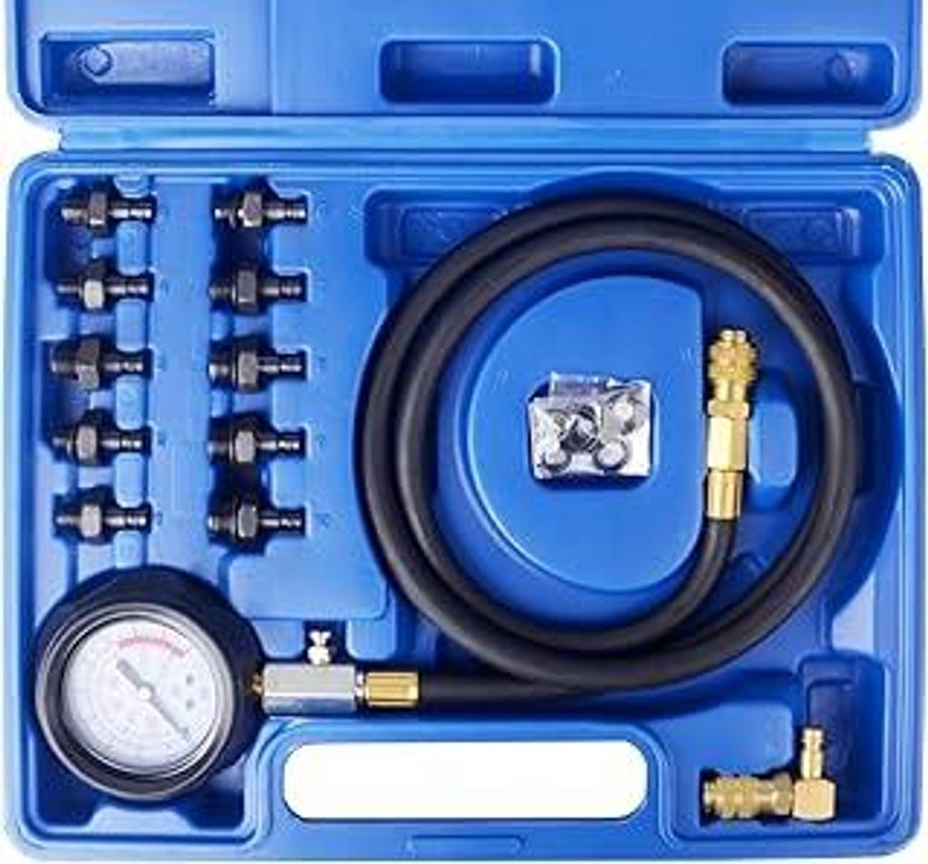DAYUAN Öldruckprüfer Öldrucktester Set Öl-Meßgerät Öldruckmesser Werkzeug für VW Opel BMW FIAT