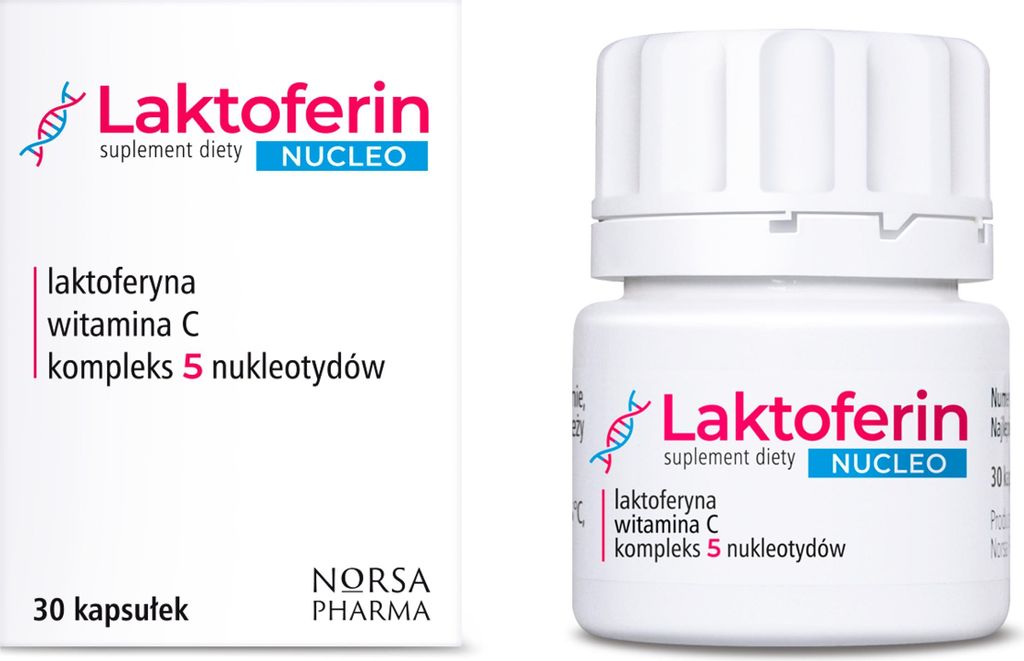 Doplnok stravy Lactoferrin Nucleo 30 kapsúl Obrázok produktu 