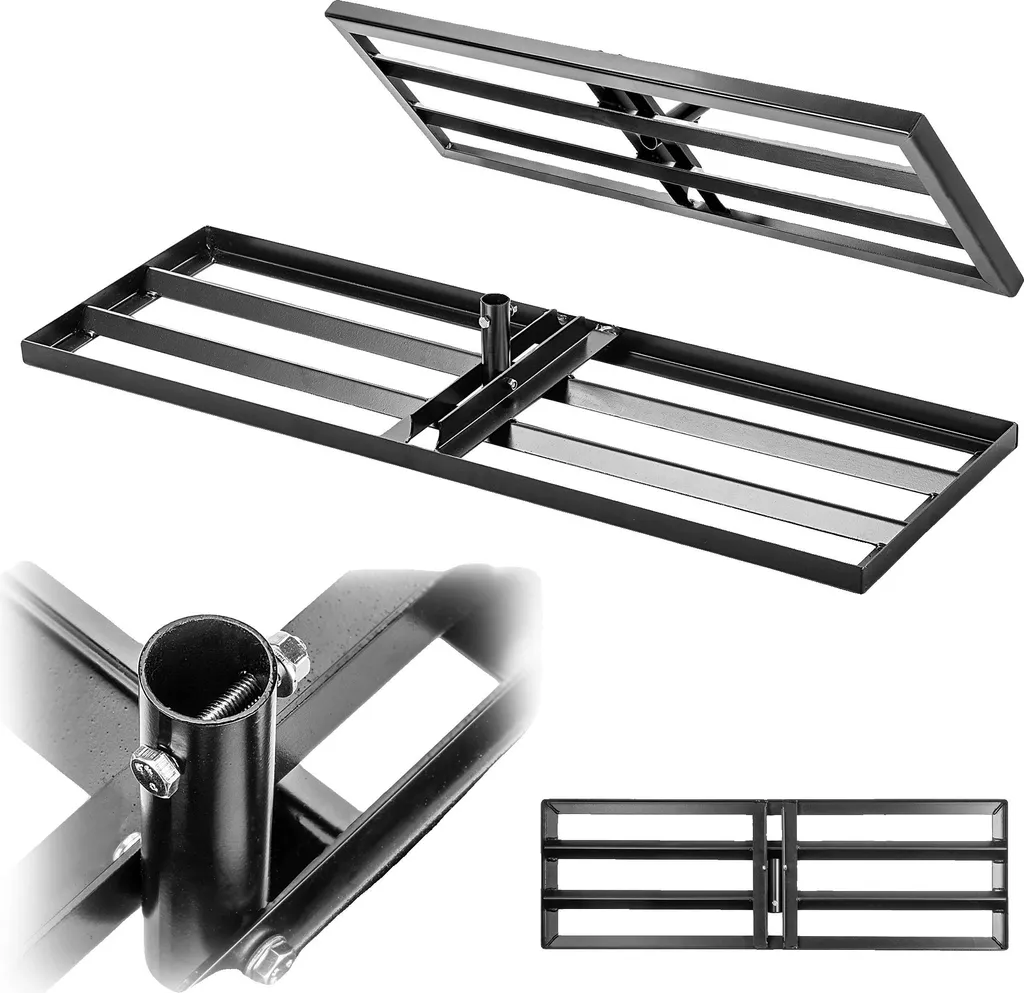 Râteau à gazon anti-corrosion 30cm, métal durable et manche ergonomique