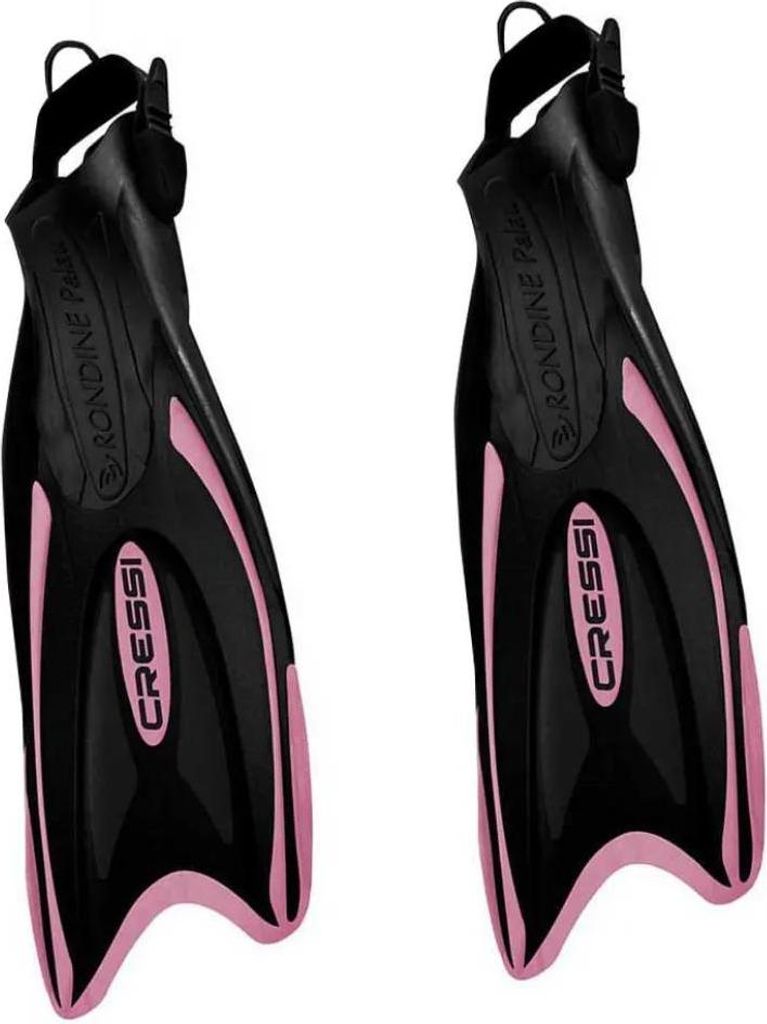 Cressi Palau Tauchflossen Schwarz,Rosa EU 32-35 Schwarz,Rosa EU 32-35