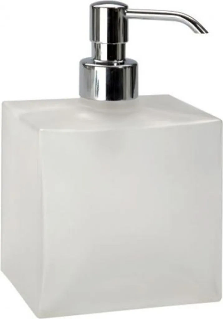 Distributeur de savon liquide PLAZA 7x10,5x17 cm - Accessoire de salle de bain