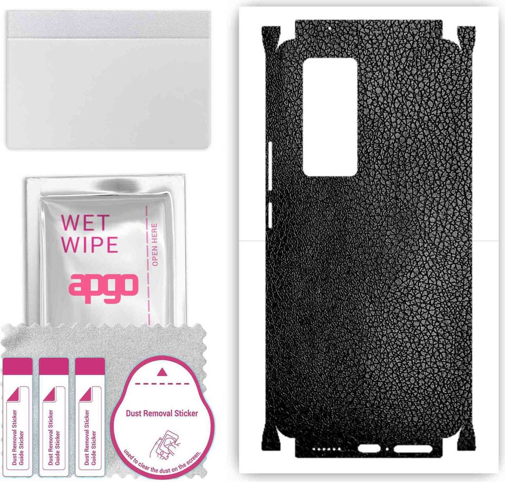 apgo Rückseite + Seiten Schutzfolie, Skin, kompatibel mit vivo X50 Pro, Hinten Displayschutzfolie aus Vinylfolie, kratzfest, einfache Montage - Sc...