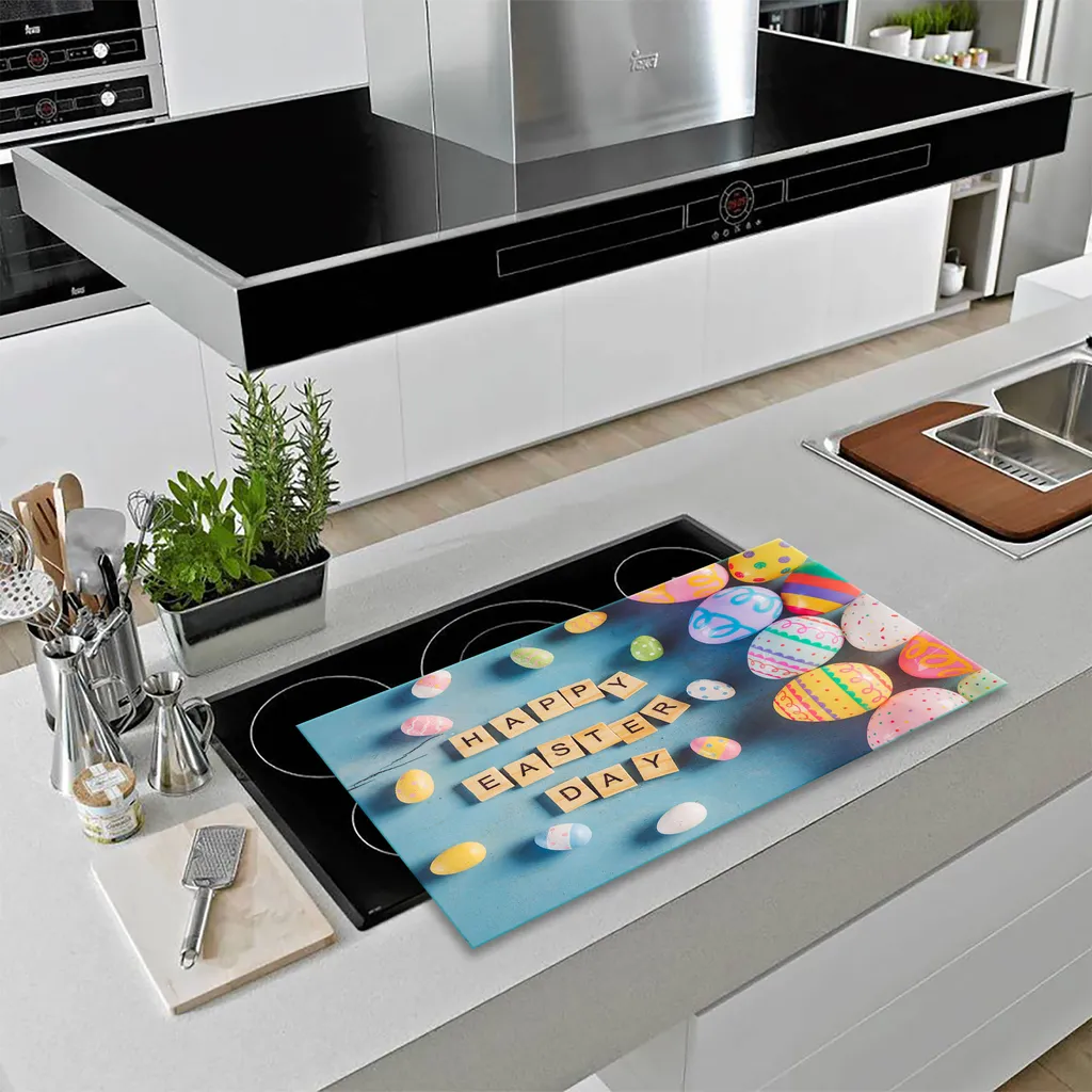 Copripiastra Vetro 80x52 per Induzione - Soluzione Antigraffio - 12