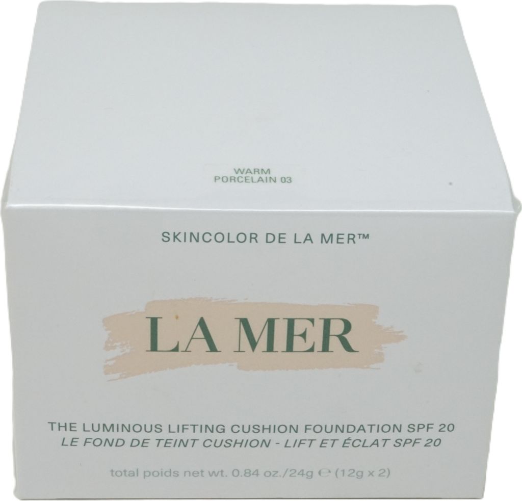 La Mer The Luminous Lifting Cushion Foundation SPF20 #03 Warm Porcelain 2x12g 24 g