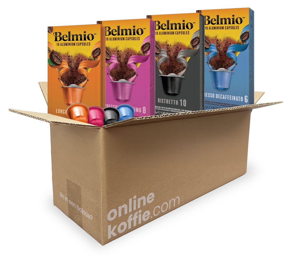 Belmio Probierpaket 200 Kaffeekapseln für Nespresso – 200 Produktbild 
