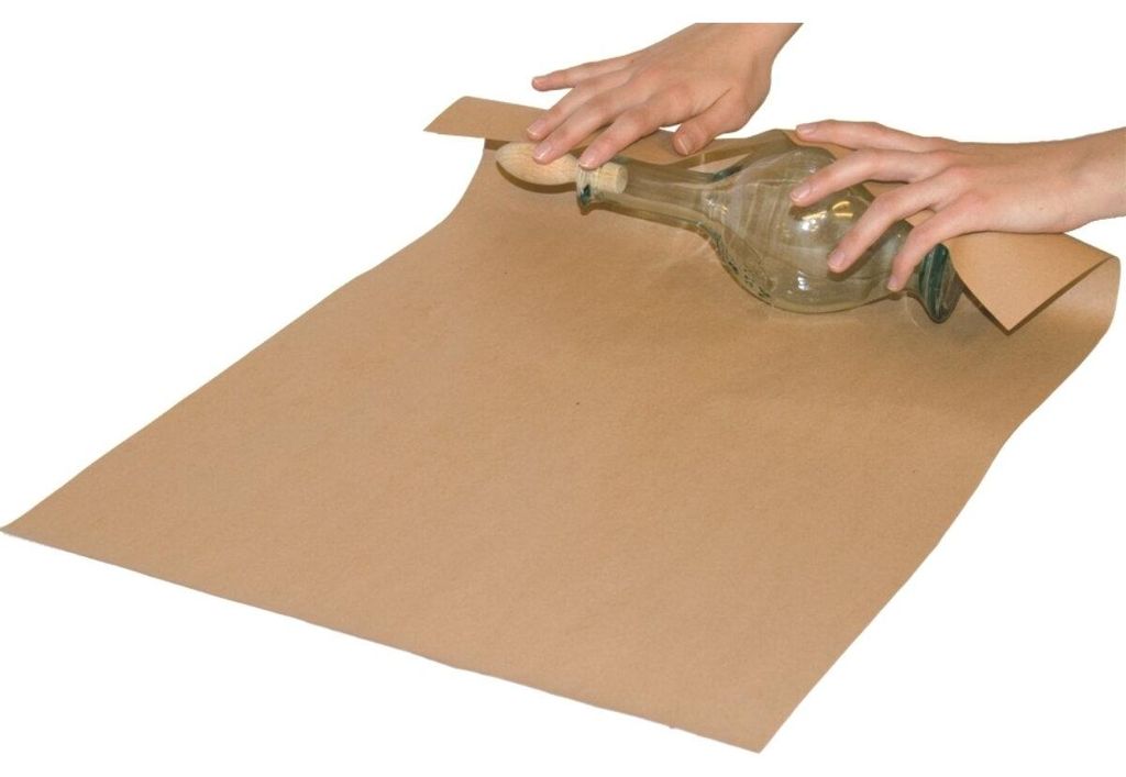 Packpapier Natron-Kraft 70g/qm 100cm x 5m glatt braun Produktbild 