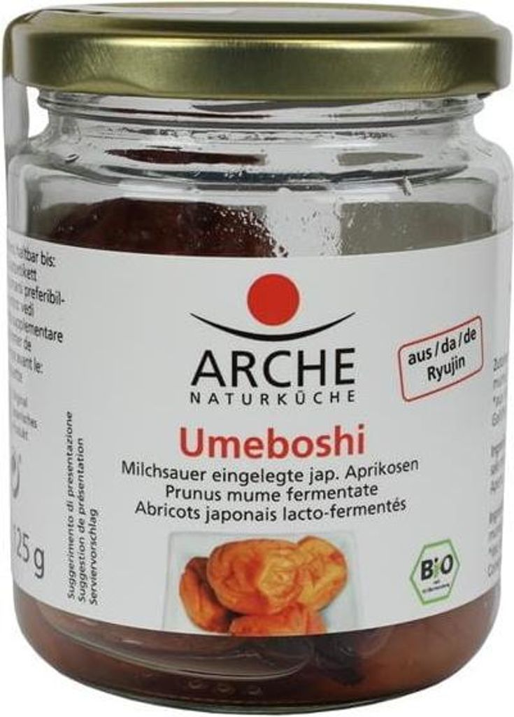 UMEBOSHI (MORELE JAPOŃSKIE KISZONE) BIO 125 g (SŁOIK) - ARCHE