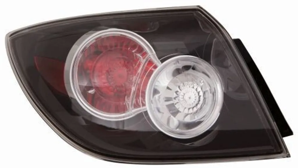 Feu arrière noir gauche Mazda 3 BK - Qualité OE ABAKUS 216-1984L-UQ