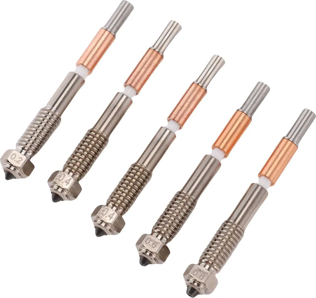 Buse d'Extrusion pour Imprimante 3D QIDI Plus4, Lot de 5 Pièces Pro - 8