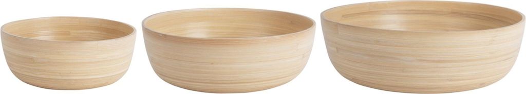 Present Time - Schale Bowl Set Puro Round - Natürlich - Ø30cm