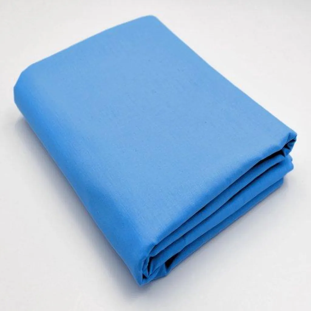 Tissu ruban 100% coton bleu largeur 240cm pour draps et grands ouvrages