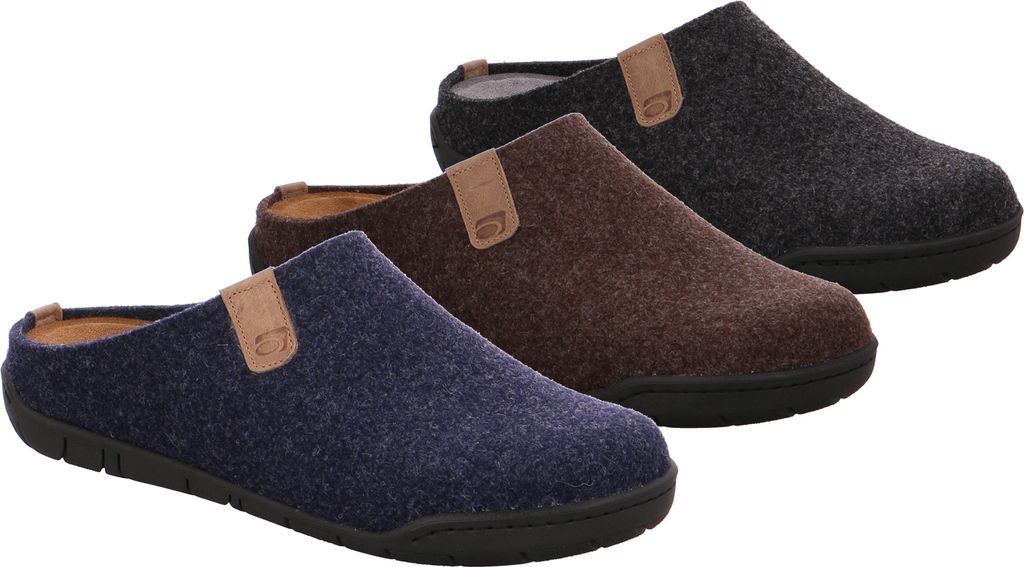 Rohde 6650 Mantua Schuhe Herren Pantoffeln Pantoletten Clogs Weite G , Größe:40 EU, Farbe:Blau