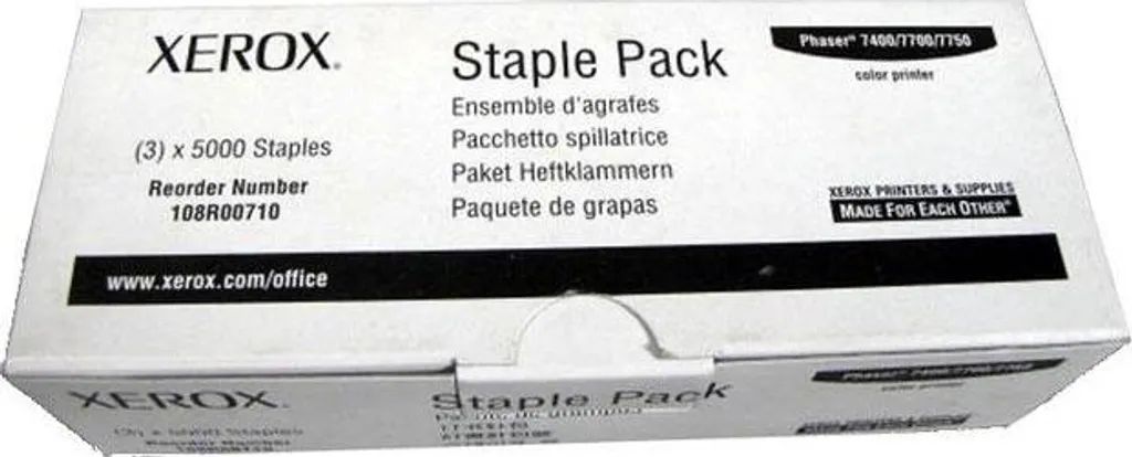 Agrafes Haute Résistance Xerox 108R00710 Phaser 7700 - Qualité Pro