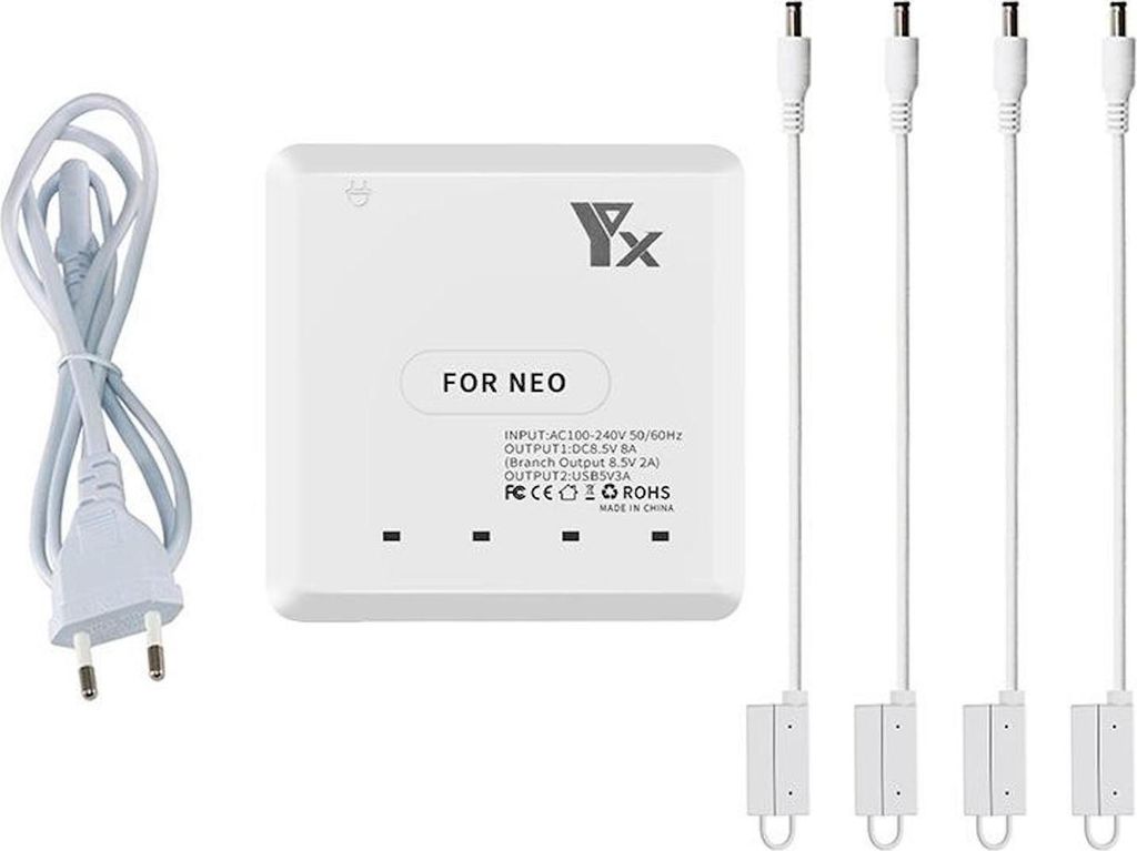 Für DJI Neo Drone 4-Port Battery Charger Charging Hub EU Plug
