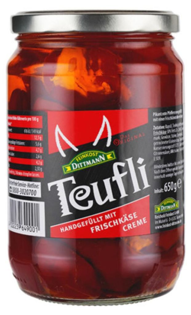 Dittmann Teufli papryka czerwona z serkiem śmietankowym Zdjęcie produktu 