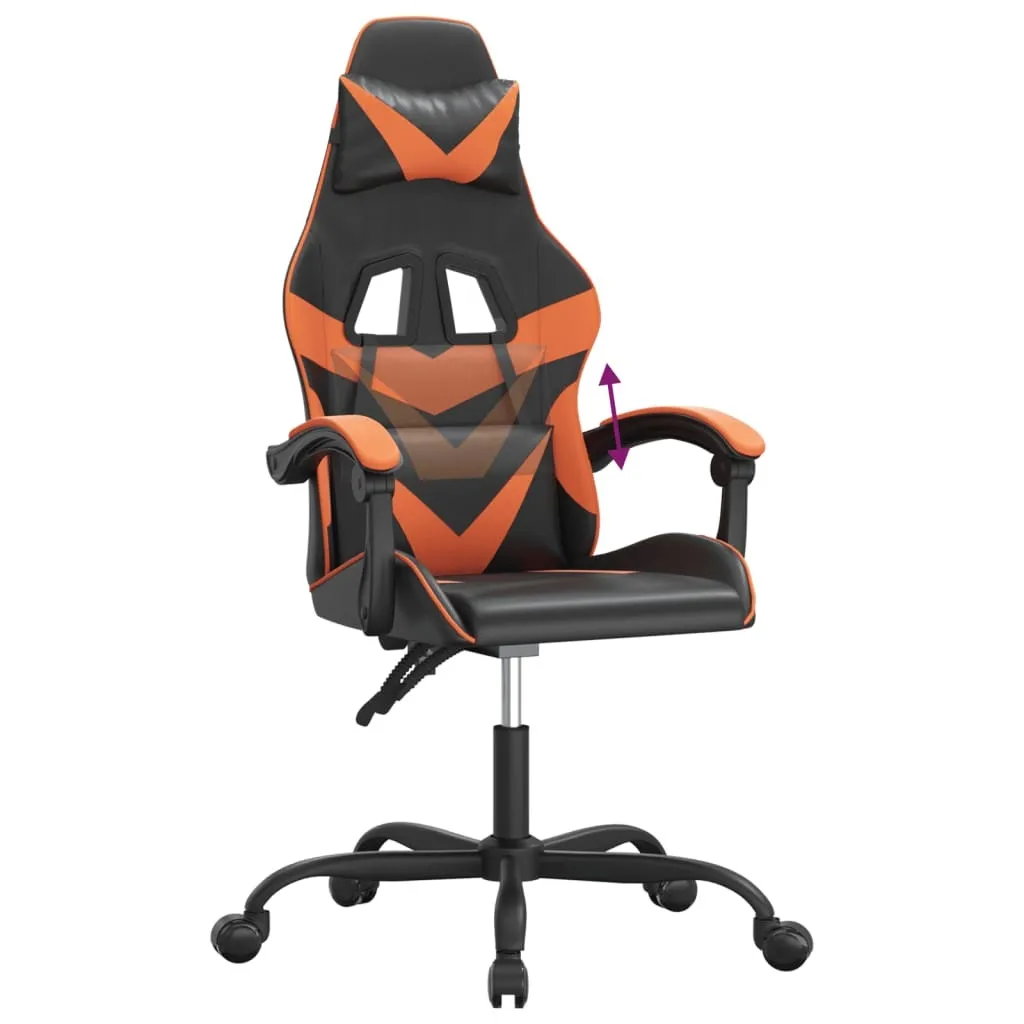 Sedia da Gioco vidaXL Similpelle Arancione | Design Moderno Ufficio