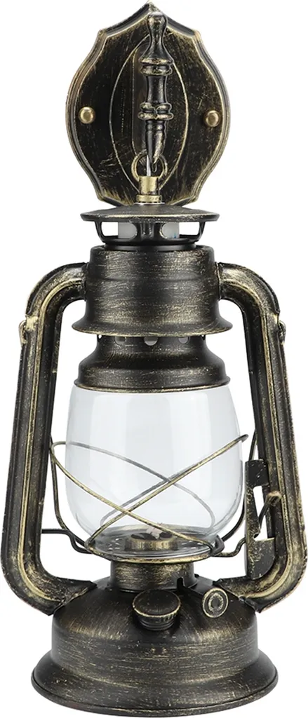 Lampe murale suspendue LED style rétro vintage en bronze vieilli - 25cm