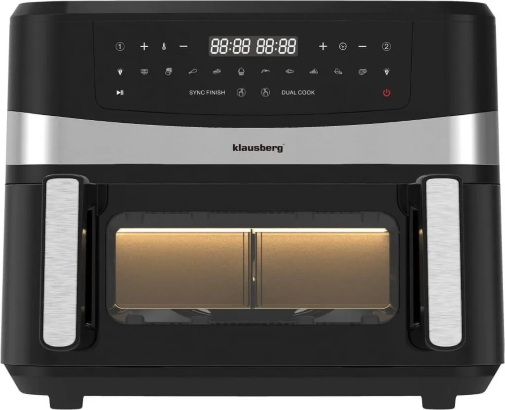 Friteuse sans Huile 9 Litres KLAUSBERG KB-7717 - Air Fryer Noir Familial