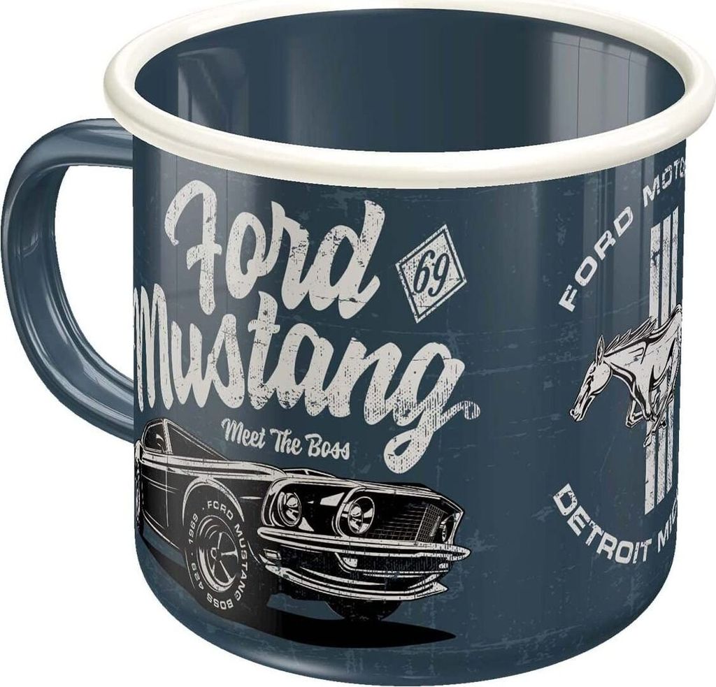 Nostalgic-Art - Emaille-Becher - Ford - Ford Mustang The Produktbild 