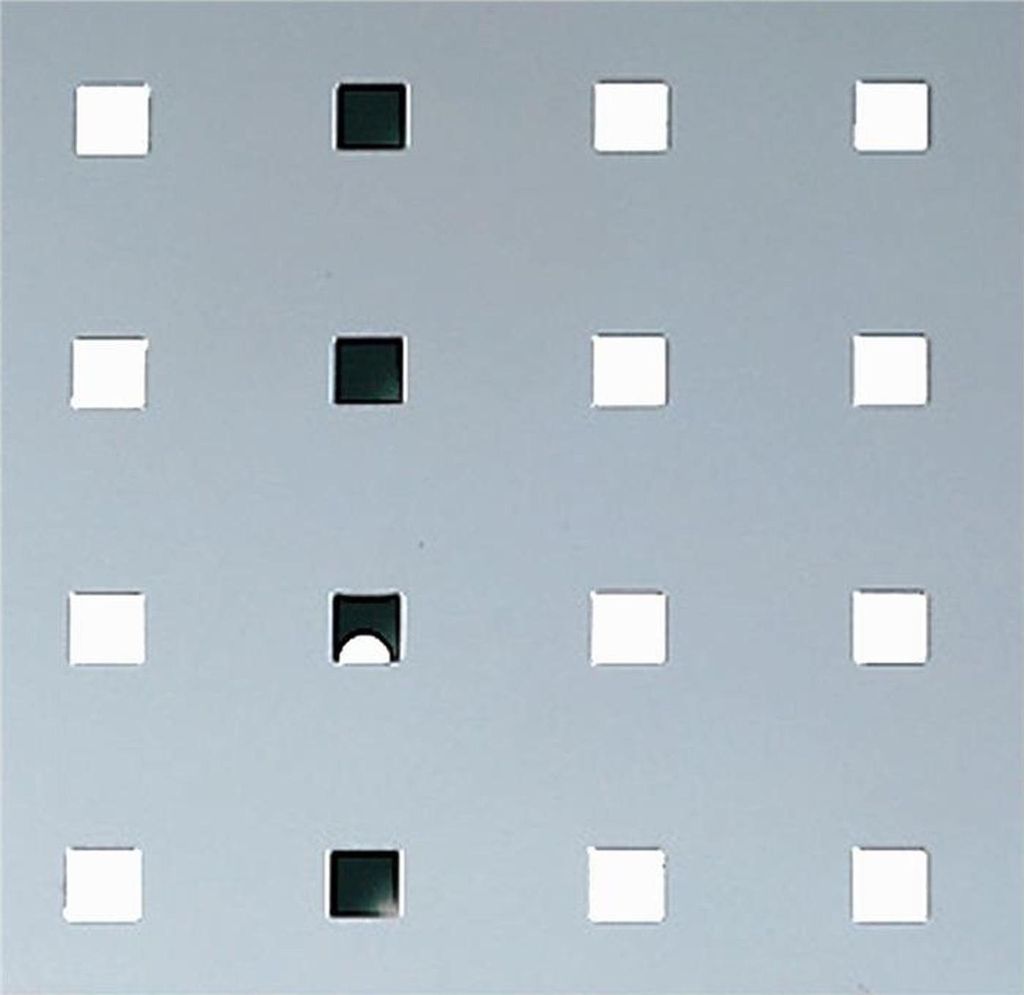 Bott Lochplatte Länge 495 x Breite 457mm lichtgrau RAL 7035 - 14025 115.16