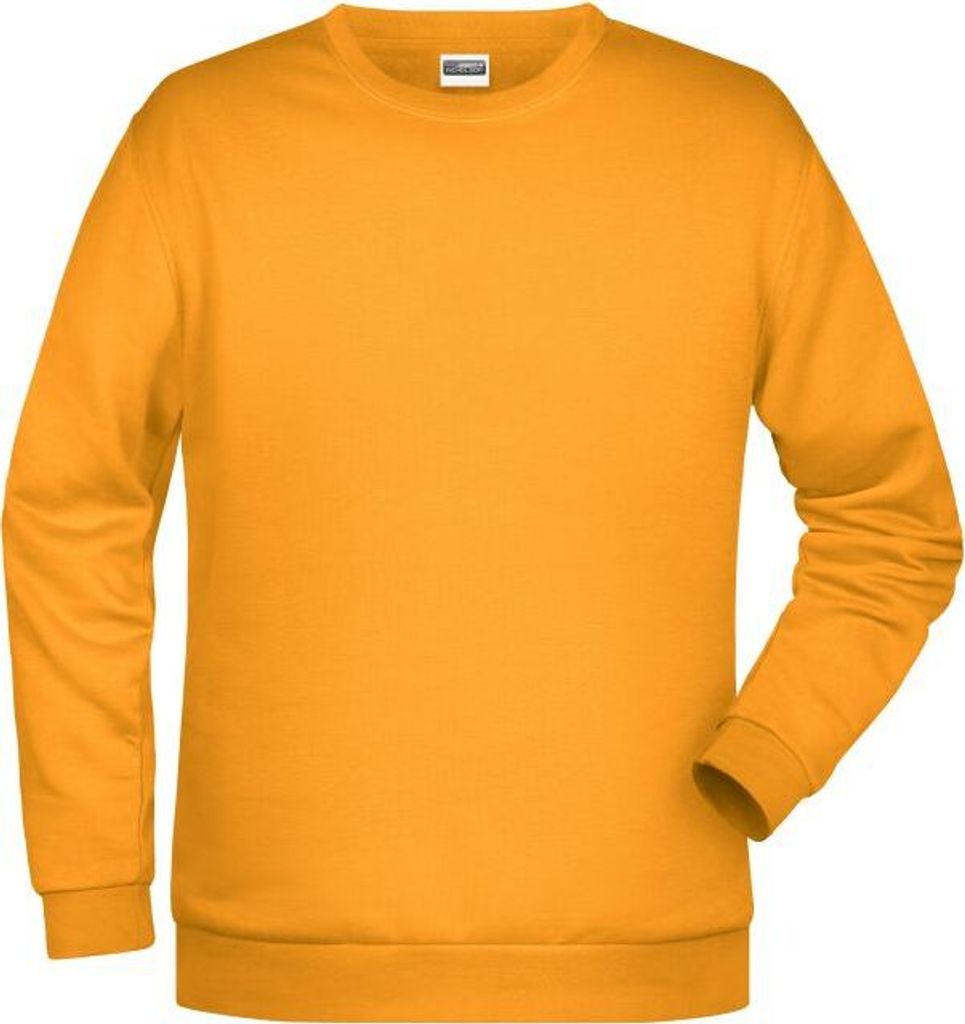 Klassisches Rundhals Sweatshirt für Herren gold-yellow, Gr. XL