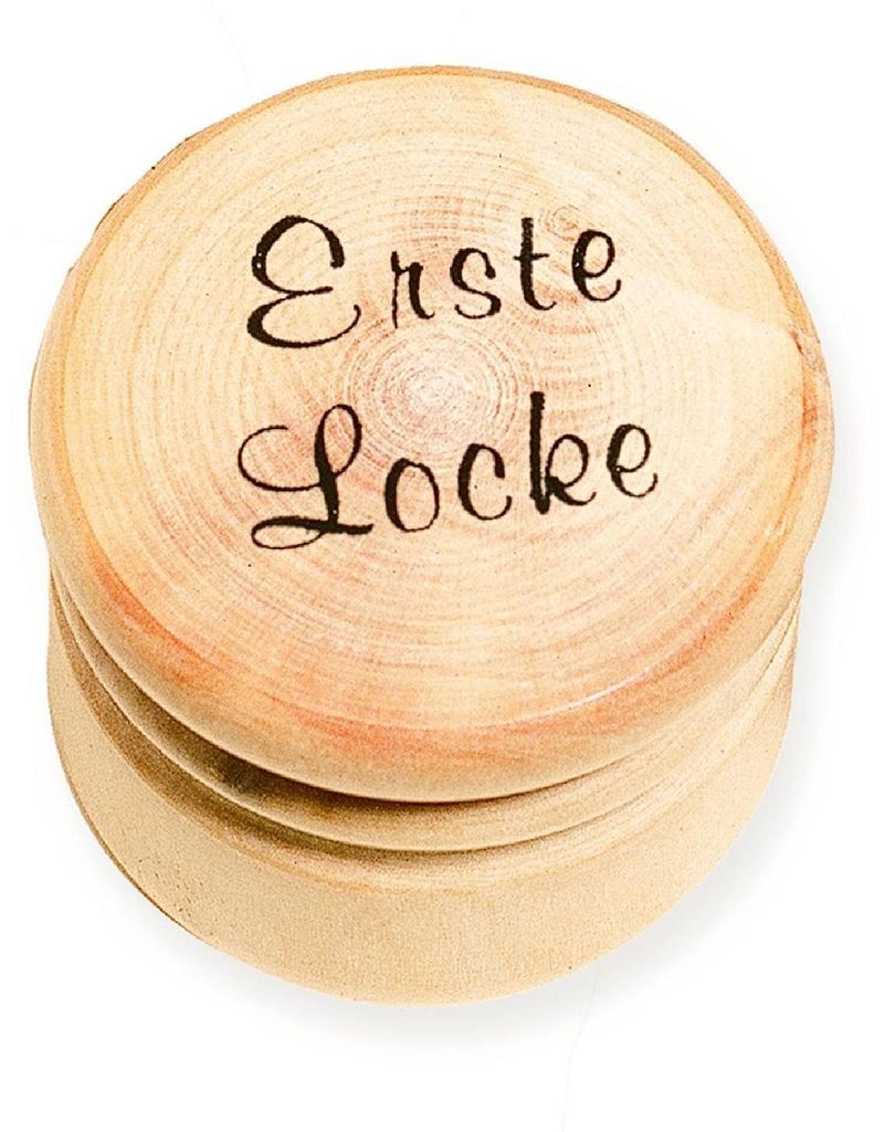 Redecker Erste-Locke"-Döschen ø 3,5 cm, deutsch