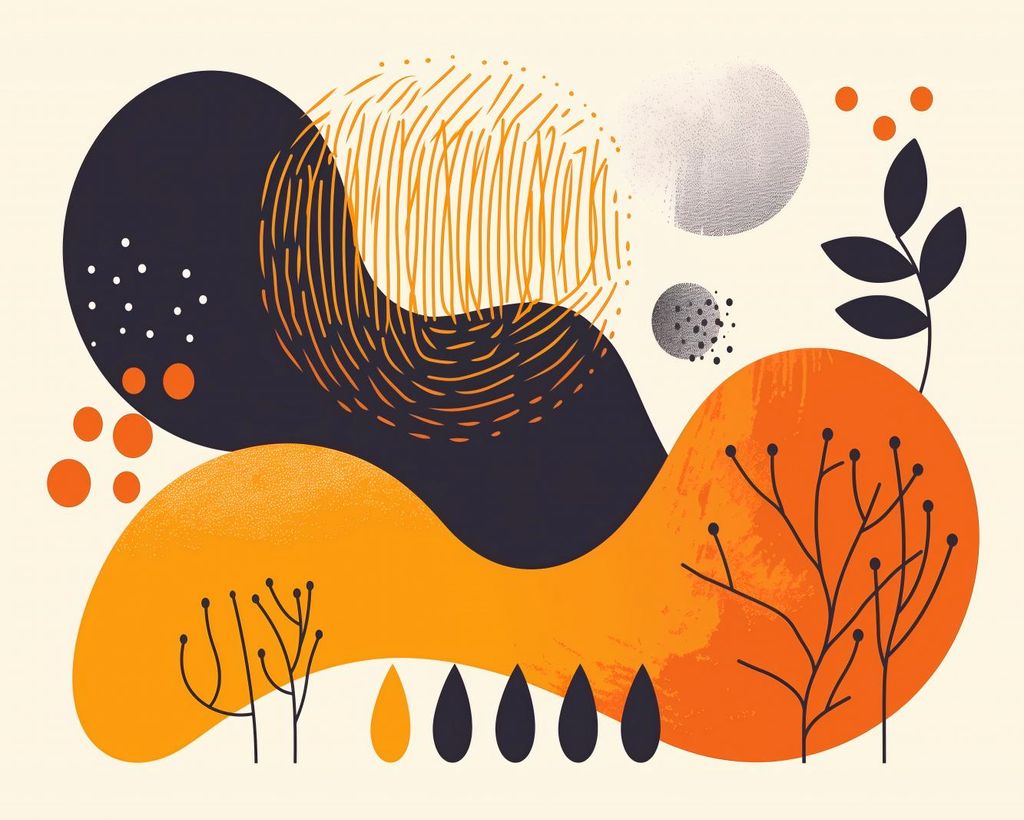 Poster 50x40cm Herbstliche Motivationen