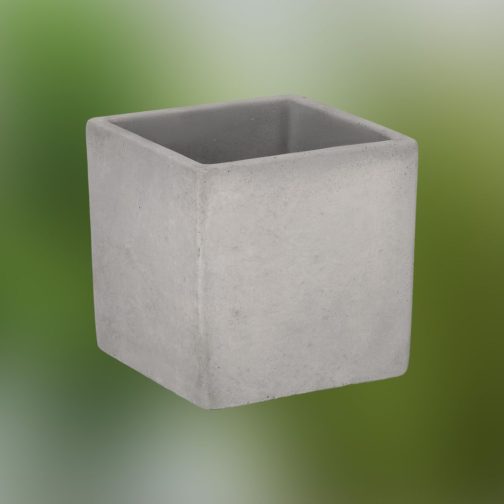 KOTARBAU Blumenübertopf Aus Keramik – Unglasiert, Grau, ⌀15cm & 16cm Hoch (2 Stück)