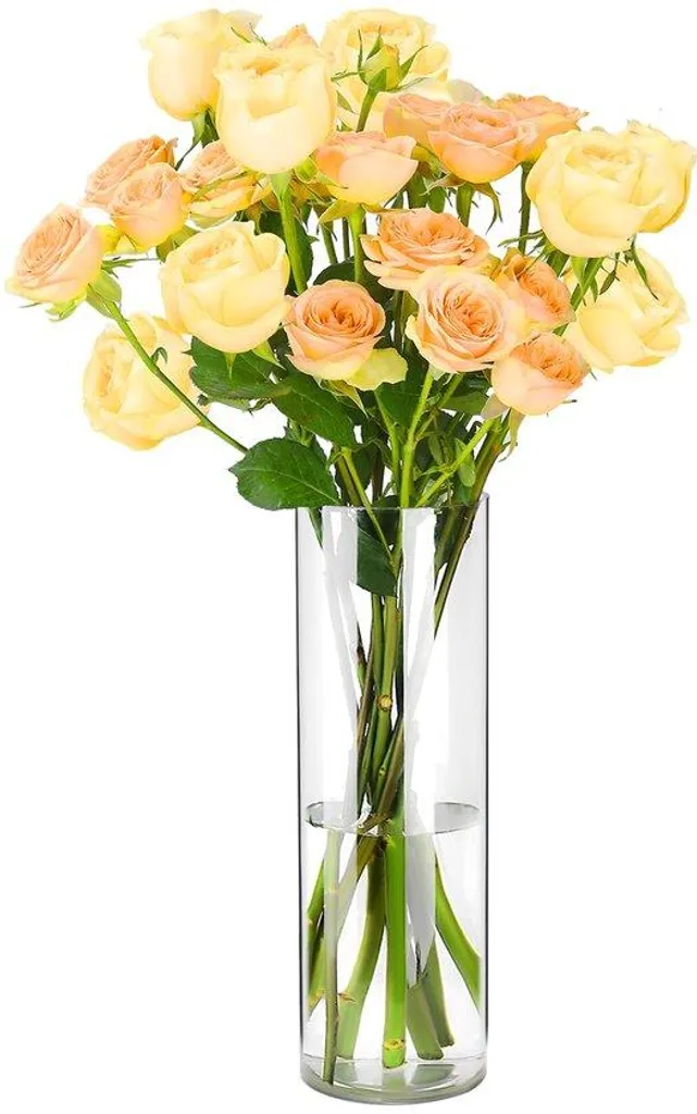 Vase transparent pour centre de table de mariage et fête en acrylique