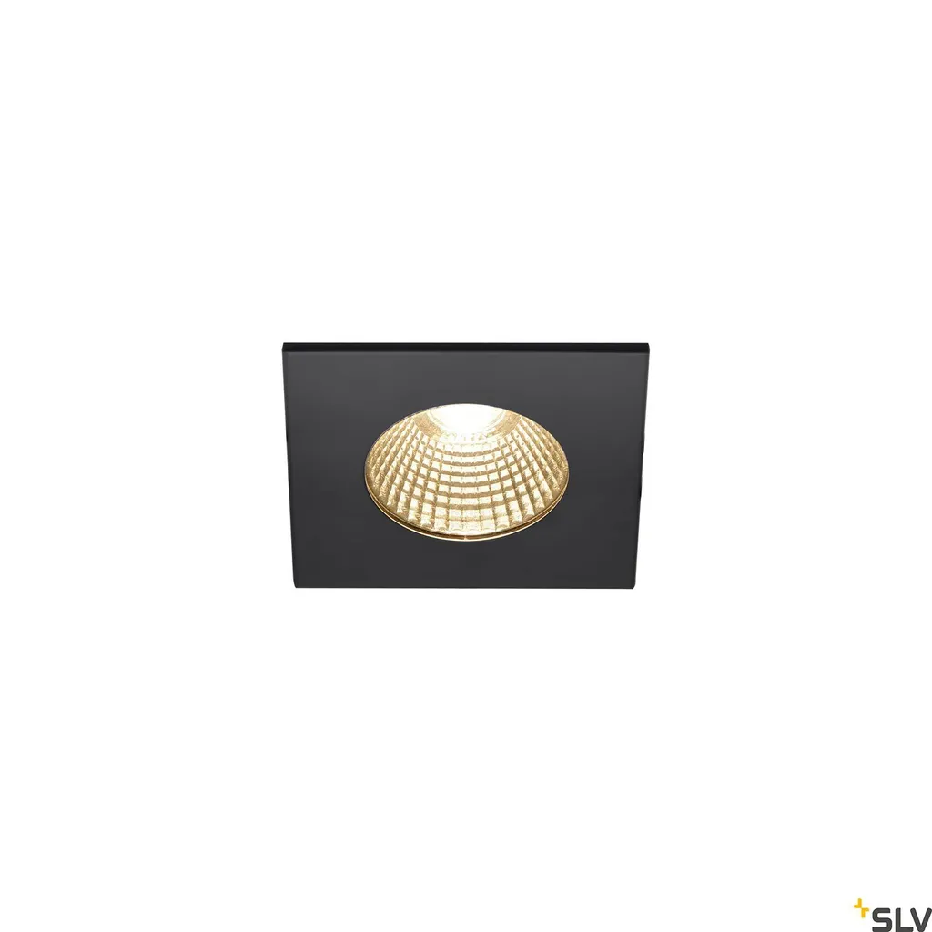 SLV PATTA-I LED Plafoniera Incasso IP65 Nera Dim-to-Warm | Offerta